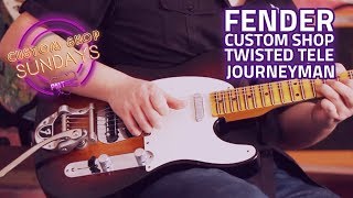 Fender Custom Shop LTD quotTwisted Telequot Journeyman Relic 2Tone Sunburst  Custom Shop Sunday [upl. by Gnuh]