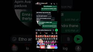 Fake loveWhatsApp chatWhatsApp statusyen ennai pirindhaaishortsfeed trending song viralshort [upl. by Aelanej]