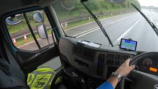 HGV CLASS 2 POV DRIVING VOLVO FL 260 IN ENGLAND [upl. by Atikim405]