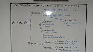 Clasificación semántica y morfológica del sustantivo [upl. by Nivat]