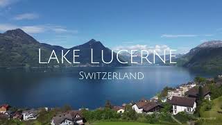 Lake Lucerne  Switzerland  Beautiful Destinations  Holidays  Travel  Drone Video [upl. by Lottie]