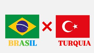 Brasil x Turquia  Yazmin R Gustavo M Pedro L Giovana Caue C Gabriel A e Flora [upl. by Dinah]