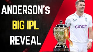 42yearold James Anderson has more to give as a player after IPL auction registration [upl. by Itsirhc]