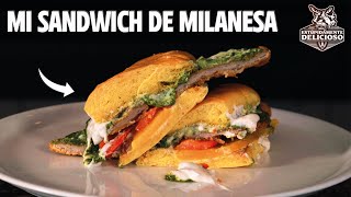 SANDWICH DE MILANESA DE CERDO  Potrocattaneo [upl. by Dempstor]