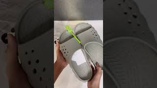 Unboxing The Crocs Echo Slides Elephant Colourway [upl. by Lyndes]