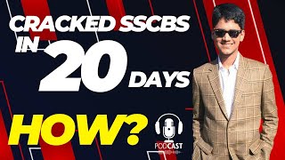 How did he crack SSCBS in 20 Days LIVE Podcast SukhdevApnaHoga⚡ [upl. by Lipman]