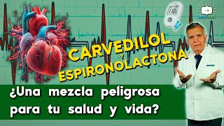 INTERACCIONES MEDICAMENTOSAS CARVEDILOL y ESPIRONOLACTONA MEDICBIEN programa 37 [upl. by Oehsen]