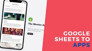 The Movie Database API to Google Sheets to Glide Apps [upl. by Zane298]