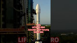 LIFTOFF ISRO Launches GSLV Carrying INSAT3DS ISRO GLSV INSAT3DS [upl. by Steady]