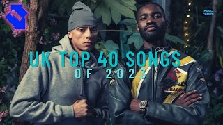 Top 40 Hit Songs Of 2023 UK Singles Chart [upl. by Mcgaw]