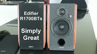 Edifier R1700BT  R1700BTs Powered Speakers Wonderful [upl. by Llerat]