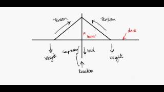 Cablestayed bridges  exploiting tension and compression [upl. by Kitchen]