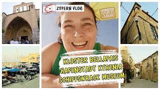 KLOSTER BELLAPAIS HAFENSTADT KYRENIA amp SCHIFFSWRACK MUSEUM ▹ ZYPERN VLOG 5 [upl. by Sllew]