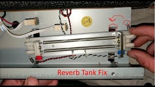 How to Fix Loose Reverb Tank on Guitar Amp [upl. by Ahsial]