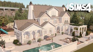 Hamptons Summer Family house  The Sims 4 build [upl. by Azeret]