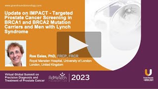 IMPACT Update  Targeted PCa Screening in BRCA1 and BRCA2 Mutation Carriers and Lynch Syndrome [upl. by Dupaix]