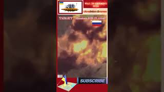 Ukrainian Troops wipe out Russian BM 21 Grad shorts [upl. by Ainar]