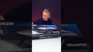 RC boat 4s Disruptor from Traxxas Tandem Axle boat trailer for Disruptor remotecontrol [upl. by Anahcra]