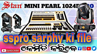 mini pearl 1024 dmx controller training  minipearl1024 sspro sarphy ki file [upl. by Bowden]