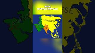 Asia Battle Royale countryballs war mapping asia [upl. by Hadleigh211]