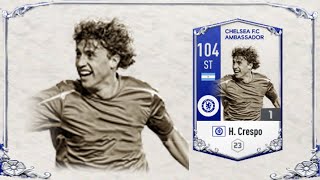 FO4 REVIEW HERNÀN JORGE CRESPO CHELSEA AMBASSADORS PLAYER REVIEW  FIFA ONLINE 4 PLAYER REVIEW [upl. by Clio286]