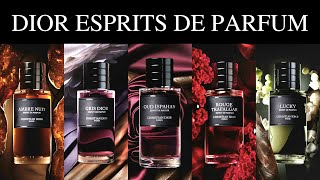 5 NEW DIOR ESPRIT DE PARFUM Fragrances  Impressions amp Overview  La Collection Privée [upl. by Llabmik]