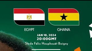 Ghana vs Egypt  2023 AFCON  Countdown to kickoff [upl. by Aikin744]