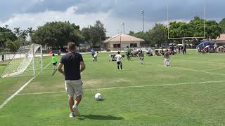 Enigma Cup 2021 La Liga Miami U9 VS BOLD NATION ACADEMY U9 Final Score 11 First Half [upl. by Diann]