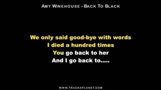 Back to Black Amy Winehouse  Male Karaoke [upl. by Ankeny548]