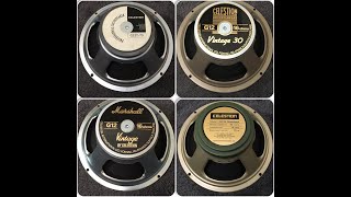 Celestion Speaker Demo [upl. by Scarrow]