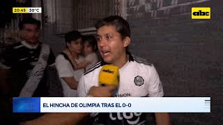 El hincha de Olimpia tras el 00 [upl. by Ayn]