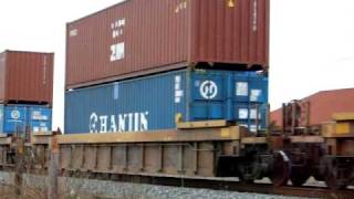 CN Intermodal Train 120 at Moncton [upl. by Weldon]