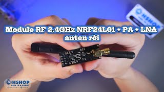 Module RF 24GHz NRF24L01  PA  LNA anten rời [upl. by Eycats199]