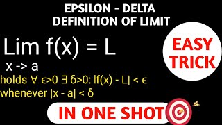 Epsilon Delta Definition of Limit [upl. by Lewls]