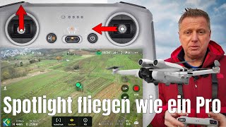 DJI Mini 3 Pro Spotlight fliegen wie ein Pro fliegmitfranki [upl. by Nedrud]