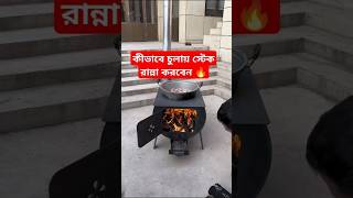 How to cook a steak on the stove 🔥 shorts stove gadgets [upl. by Ydnal765]