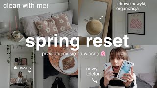 PRZYGOTUJMY SIĘ NA WIOSNĘ  spring reset organizacja nowy telefon [upl. by Lorenza112]