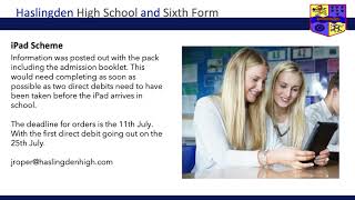 Welcome to Haslingden High School  Year 7 2021 [upl. by Oizirbaf]