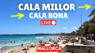 🔴Live in Cala Millor amp Cala Bona Mallorca Majorca  13 October 2024 [upl. by Sitrik]