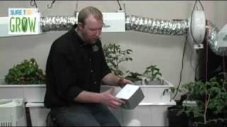 Setting up a flood and drain hydroponics table using Sure To Grow products [upl. by Kiernan]