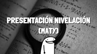 Nivelación  presentación Maty [upl. by Heathcote165]