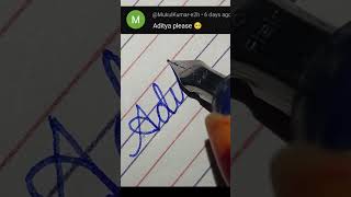 How to write the alphabet AtoZ in cursive writingHandwriting practice cursivehandwriting our name [upl. by Oironoh543]