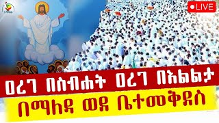 ⭕️Live ⭕️  ዕርገት ነው ታላቅ በዓል በታቦቱ እንባርካለን azahelmedia21 [upl. by Alsworth]