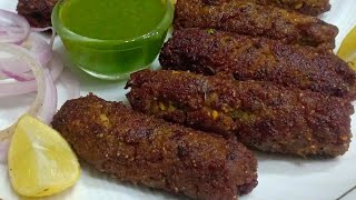 Lucknow Famous Kakori Seekh Kabab  Seekh Kabab recipe  Eid Ul adha Special Recipes [upl. by Ultann150]