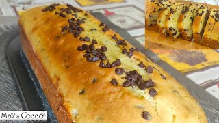 PLUMCAKE SOFFICE allo YOGURT e GOCCE di CIOCCOLATO  Ideale a Colazione [upl. by Otrebile]