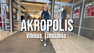 Akropolis Vilnius Shopping Mall in Lithuania [upl. by Elspet]