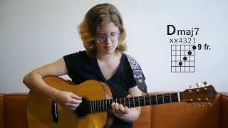 Learn 6 Ways to Play D Major 7  Acoustic Guitars Chord by Chord [upl. by Paulsen655]