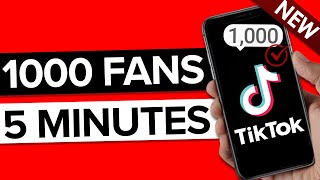 How To Get 1000 Followers on TikTok in 5 Minutes 2024 REAL PROOF [upl. by Diarmuid101]