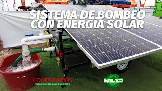 Sistema de bombeo con paneles solares  Weslaco Energías Renovables [upl. by Atir]