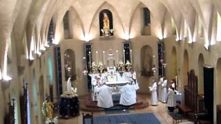 Feast of the Assumption  Abbey of SaintJoseph de Clairval in Flavigny  Renewal of Vows [upl. by Cavuoto]